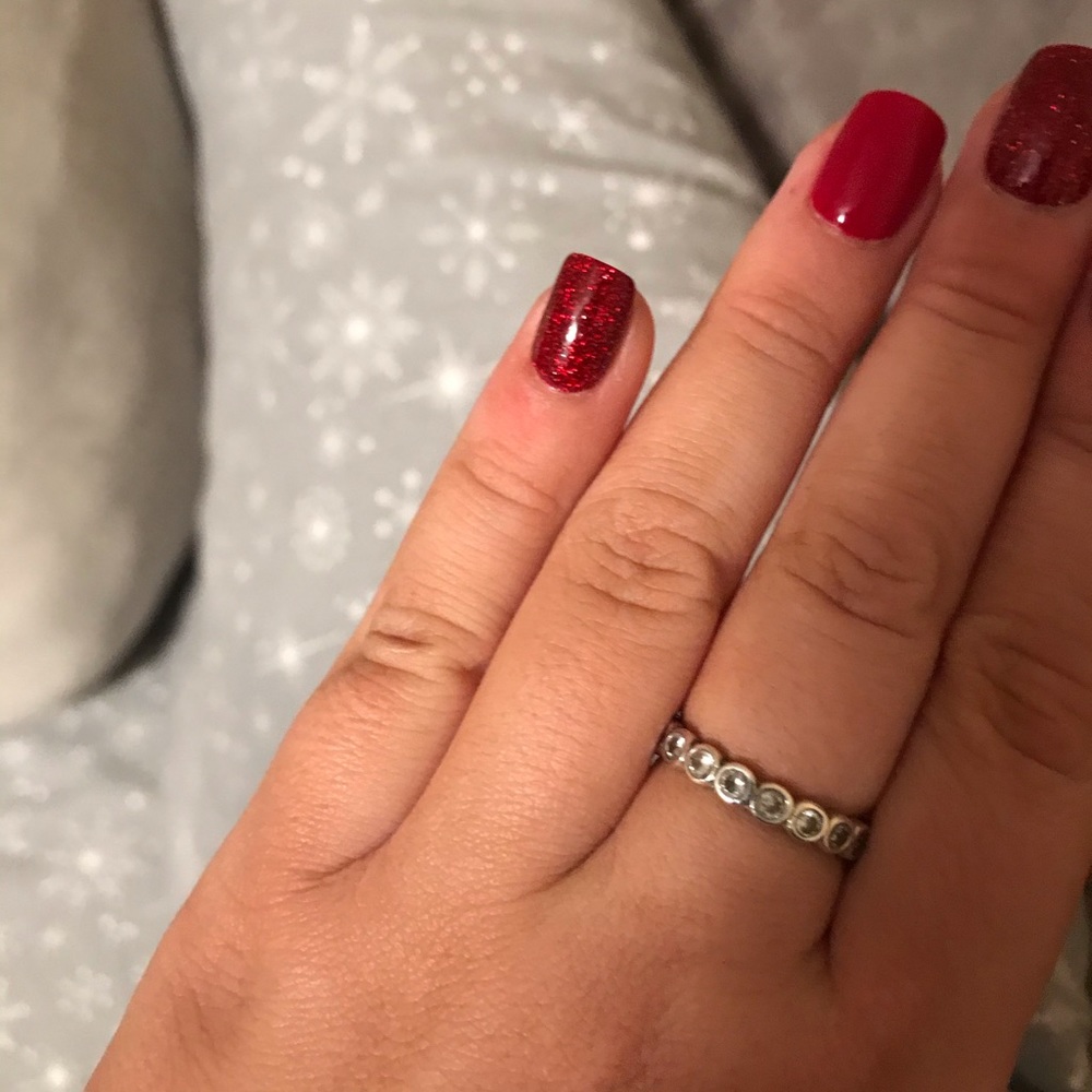 PANDORA BAND OF STONES RING